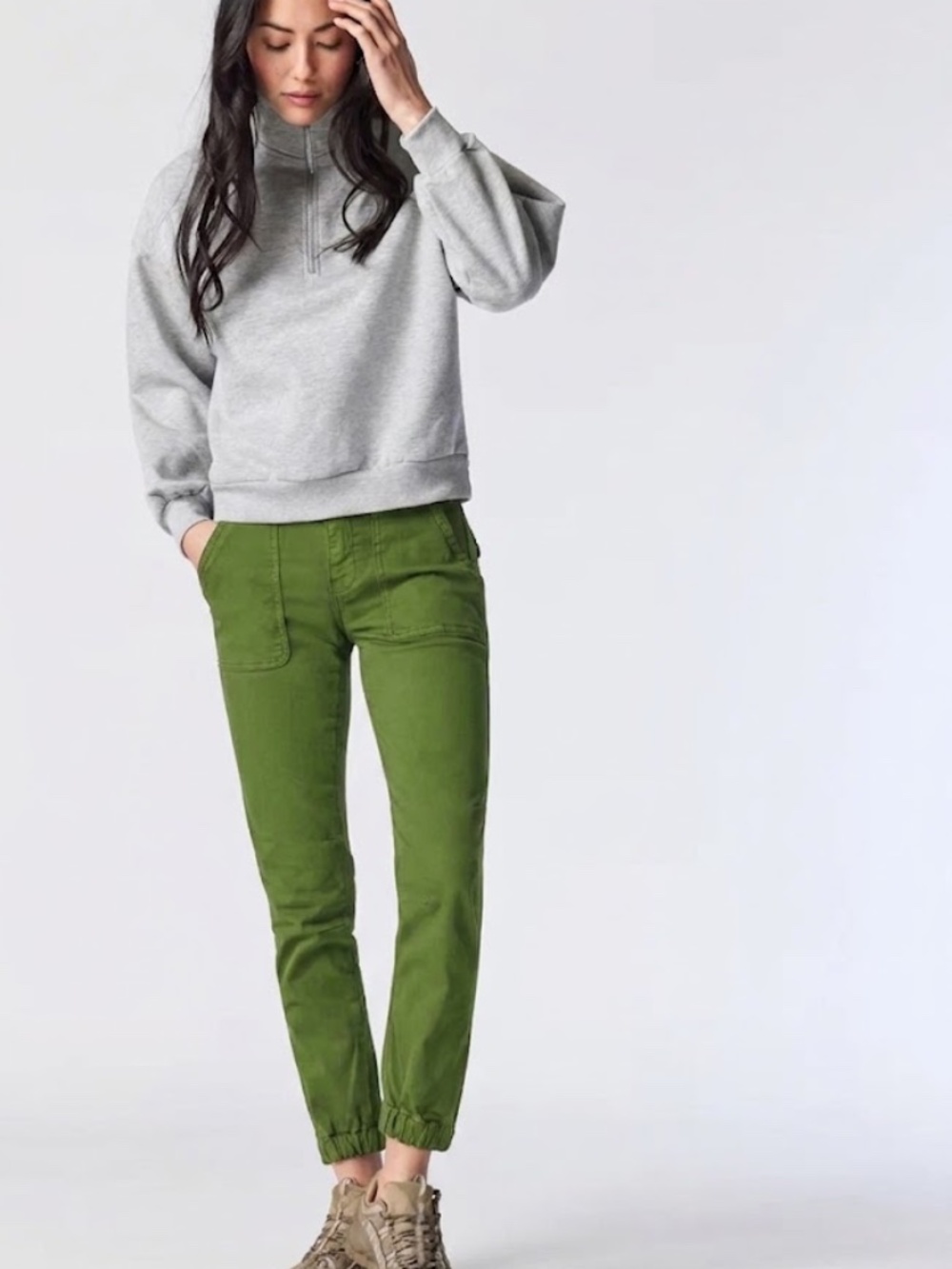 Mavi Jeans Green Twill Slim Cargo pants